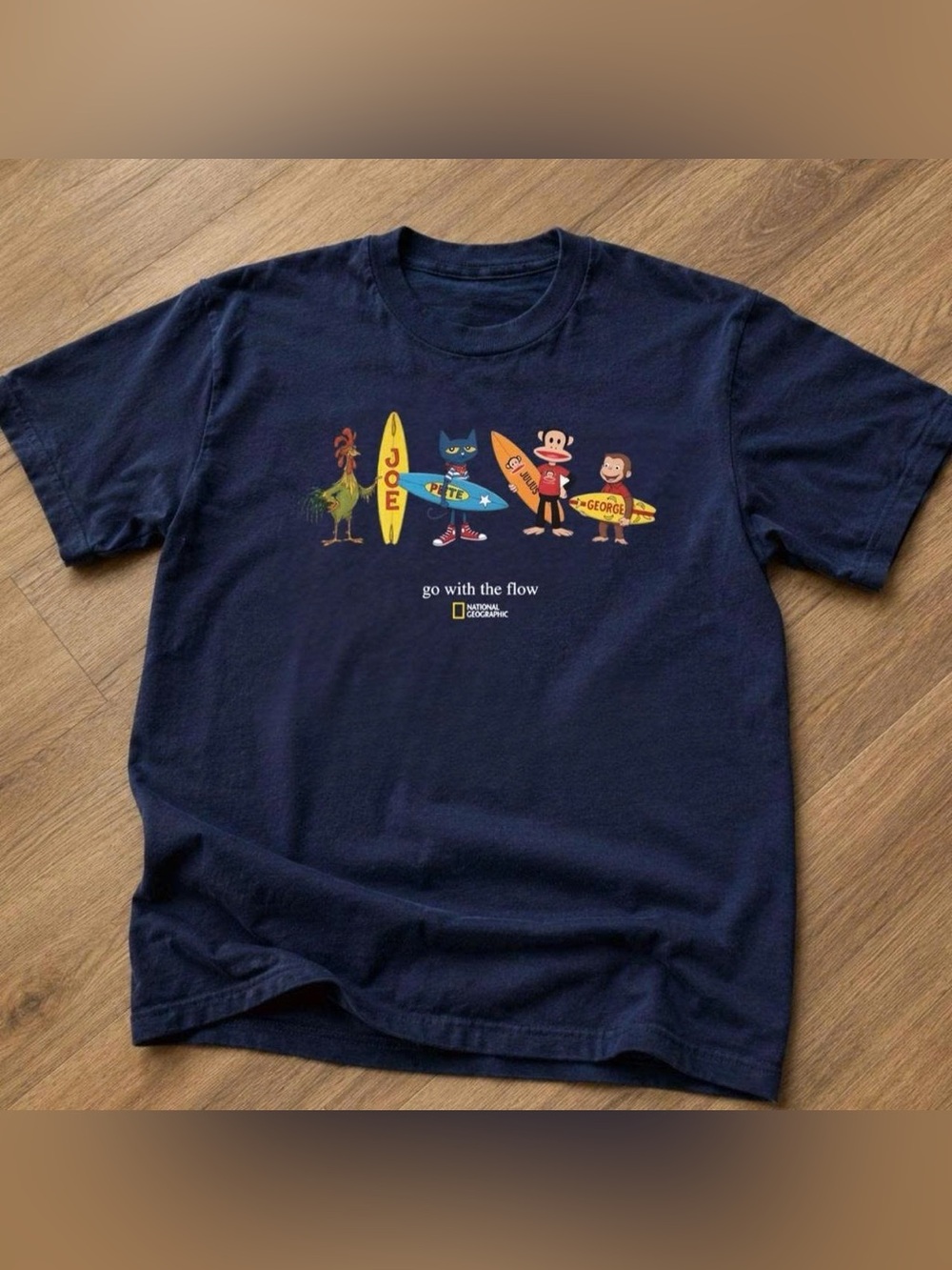 National Geographic Navy Surf Coverup Tee - Go With the Flow